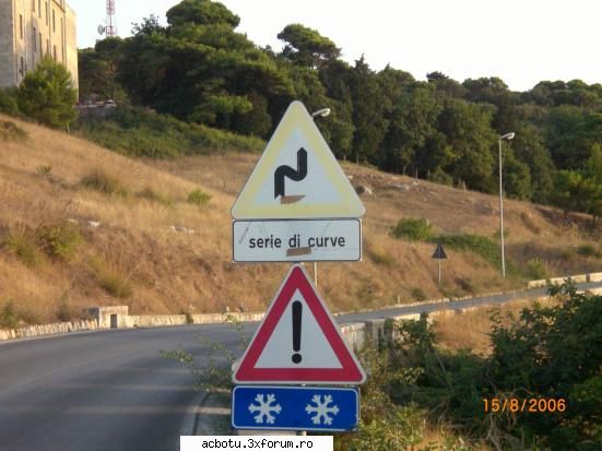 serie di curve bucatele din sicilia